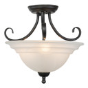 Semi-Flush Mts. Bowl Style by Vaxcel ( 63 | CF65353OBB Babylon ) 