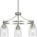 Mini Chandeliers Glass Shade by Progress Lighting ( 54 | P400295-009 Parkhurst ) 