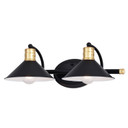 Bathroom Fixtures Two Lights by Vaxcel ( 63 | W0435 Akron ) 