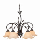 Mid. Chandeliers Glass Down by Vaxcel ( 63 | CH38805OL Vine ) 