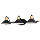 Bathroom Fixtures Three Lights by Vaxcel ( 63 | W0436 Akron ) 