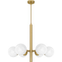 Mid. Chandeliers Geometric/Linear by Quoizel ( 10 | PCSEI5028AB Solei ) 