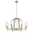 Mid. Chandeliers Glass Up by Quorum ( 19 | 607-8-6980 Espy ) 