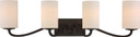 Bathroom Fixtures Four Lights by Nuvo Lighting ( 72 | 60-5971 Willow ) 
