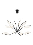 Large Chandeliers Glass Shade by Visual Comfort Modern ( 182 | 700BLT48B-LED930 Belterra ) 