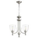 Mini Chandeliers Glass Shade by Quorum ( 19 | 6122-3-265 Rossington ) 