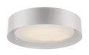Flush Mounts Drum Shade by Trans Globe Imports ( 110 | LED-30051 WH ) 