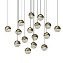Mid. Chandeliers Multi-Port/Cascade by Sonneman ( 69 | 2923.14-LRG Grapes ) 