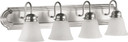 Bathroom Fixtures Four Lights by Quorum ( 19 | 5094-4-165 5094 Vanities ) 