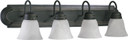 Bathroom Fixtures Four Lights by Quorum ( 19 | 5094-4-195 5094 Vanities ) 
