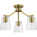 Semi-Flush Mts. Glass Down by Progress Lighting ( 54 | P400340-191 Vertex ) 