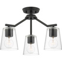 Semi-Flush Mts. Glass Down by Progress Lighting ( 54 | P400340-31M Vertex ) 