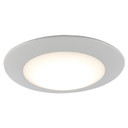 Flush Mounts Bowl Style by Trans Globe Imports ( 110 | LED-30099 WH Lunaire ) 