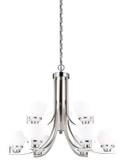 Mid. Chandeliers Glass Up by Vaxcel ( 63 | H0175 Metropolis ) 