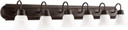 Bathroom Fixtures Five+Lights by Quorum ( 19 | 5094-6-144 5094 Vanities ) 