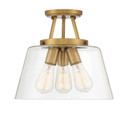 Semi-Flush Mts. Glass Down by Savoy House ( 51 | 6-1024-3-322 Calhoun ) 