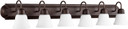 Bathroom Fixtures Five+Lights by Quorum ( 19 | 5094-6-86 5094 Vanities ) 