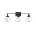 Bathroom Fixtures Three Lights by Savoy House ( 51 | 8-9130-3-BK Drake ) 