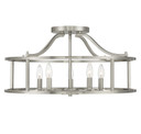 Semi-Flush Mts. Cage by Savoy House ( 51 | 6-1679-5-SN Stockton ) 