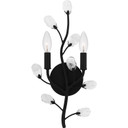 Sconces Double Candle by Quoizel ( 10 | HEI8709MBK Heiress ) 