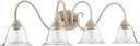Bathroom Fixtures Four Lights by Quorum ( 19 | 5110-4-170 Spencer ) 