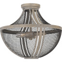 Semi-Flush Mts. Empire/Basket by Quoizel ( 10 | HLE1715DGW Hallie ) 