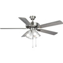 Fans Ceiling Fans by Progress Lighting ( 54 | P250085-009-WB Airpro Builder Fan ) 