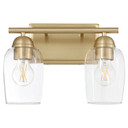 Bathroom Fixtures Two Lights by Quorum ( 19 | 5112-2-80 Wallinger ) 