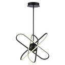 Mid. Chandeliers Starburst by Trans Globe Imports ( 110 | MDN-1586 BK Nightingale ) 