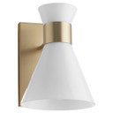 Sconces Single Glass by Quorum ( 19 | 5119-1-80 Beldar ) 