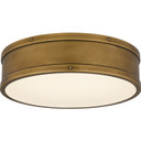 Flush Mounts Drum Shade by Quoizel ( 10 | QFL5224WS Quoizel Flush Mount ) 