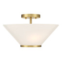 Semi-Flush Mts. Bowl Style by Savoy House ( 51 | 6-4012-3-322 Blair ) 