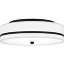 Flush Mounts Drum Shade by Quoizel ( 10 | QFL6180MBK Quoizel Flush Mount ) 