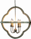 Mid. Chandeliers Candle by Terracotta Designs ( 374 | H5117-4W Bolonia ) 