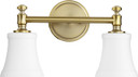 Bathroom Fixtures Two Lights by Quorum ( 19 | 5122-2-80 Rossington ) 