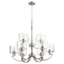 Mid. Chandeliers Glass Up by Quorum ( 19 | 6202-9-65 Dakota ) 