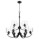 Mid. Chandeliers Glass Up by Quorum ( 19 | 6202-9-69 Dakota ) 
