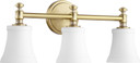 Bathroom Fixtures Three Lights by Quorum ( 19 | 5122-3-80 Rossington ) 