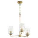 Mini Chandeliers Glass Shade by Quorum ( 19 | 6204-3-80 Goodwin ) 