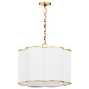 Mid. Chandeliers Glass Down by Quorum ( 19 | 8228-4-47 Belinder ) 