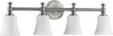 Bathroom Fixtures Four Lights by Quorum ( 19 | 5122-4-65 Rossington ) 
