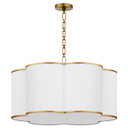 Mid. Chandeliers Glass Down by Quorum ( 19 | 8228-6-47 Belinder ) 
