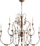 Large Chandeliers Candle by Quorum ( 19 | 6206-9-39 Salento ) 