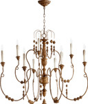 Large Chandeliers Candle by Quorum ( 19 | 6206-9-94 Salento ) 
