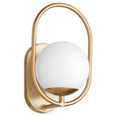 Sconces Single Glass by Quorum ( 19 | 5137-1-80 Belmont ) 