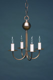 Mini Chandeliers Candle by Northeast Lantern ( 196 | 904-AB-LT4 Chandelier ) 