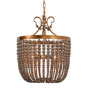 Mini Chandeliers Candle by Terracotta Designs ( 374 | H7126-3AG Darcia ) 
