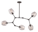 Large Chandeliers Glass Shade by Trans Globe Imports ( 110 | PND-2092 BK ) 