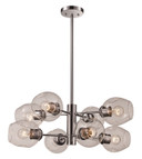 Mid. Chandeliers Glass Down by Trans Globe Imports ( 110 | PND-2125 PC ) 