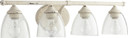 Bathroom Fixtures Four Lights by Quorum ( 19 | 5150-4-70 Brooks ) 